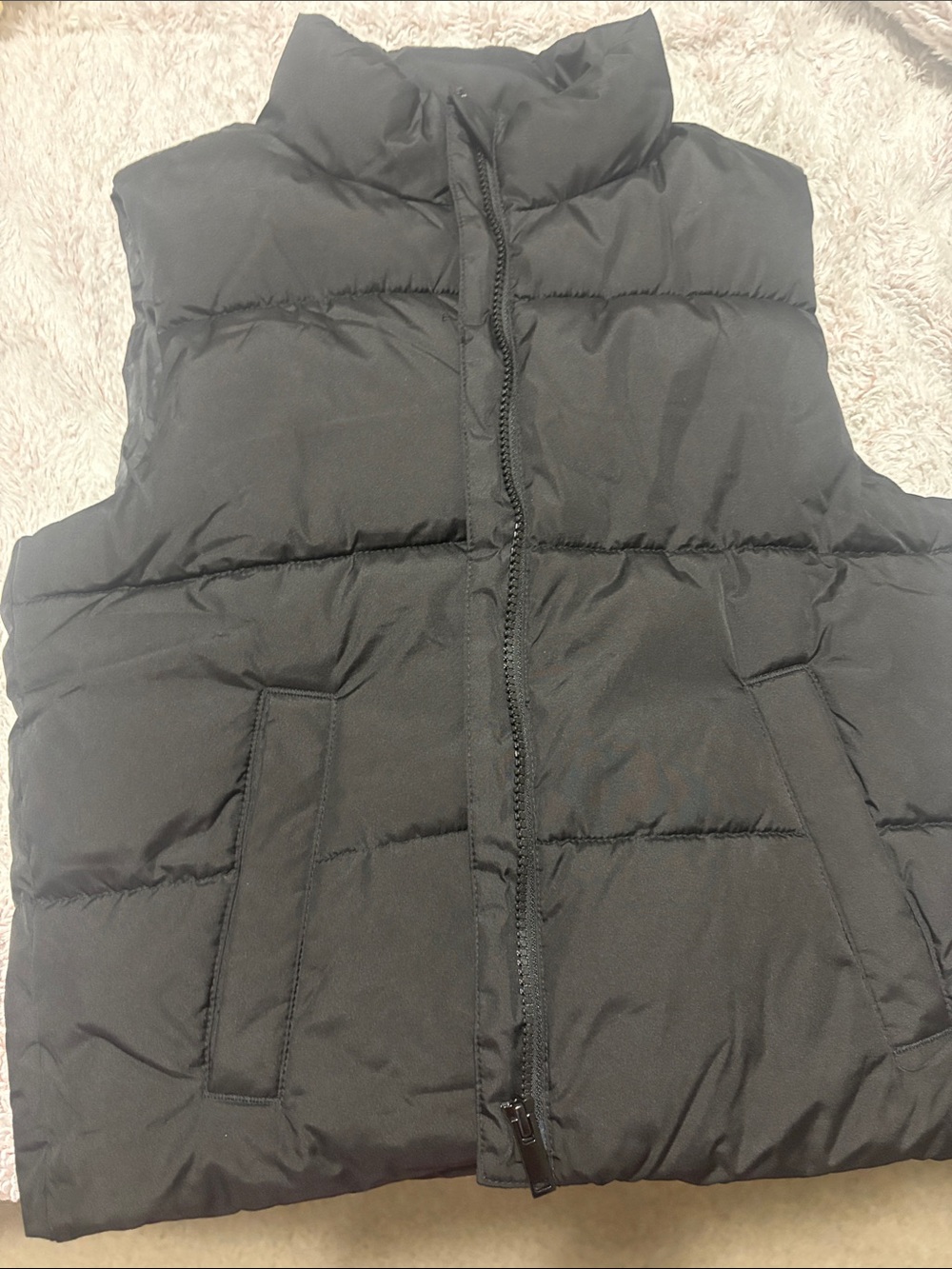 Girls GAP Black Puffer Vest